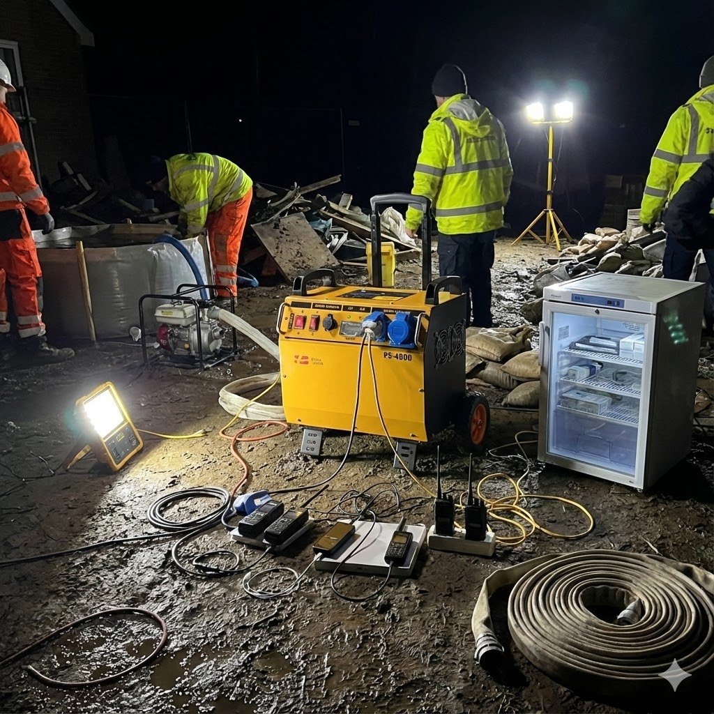 Applications of Industrial Portable Power Banks in Power and Water Outage Scenarios