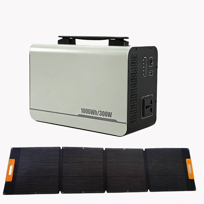 portable power station with solar panel