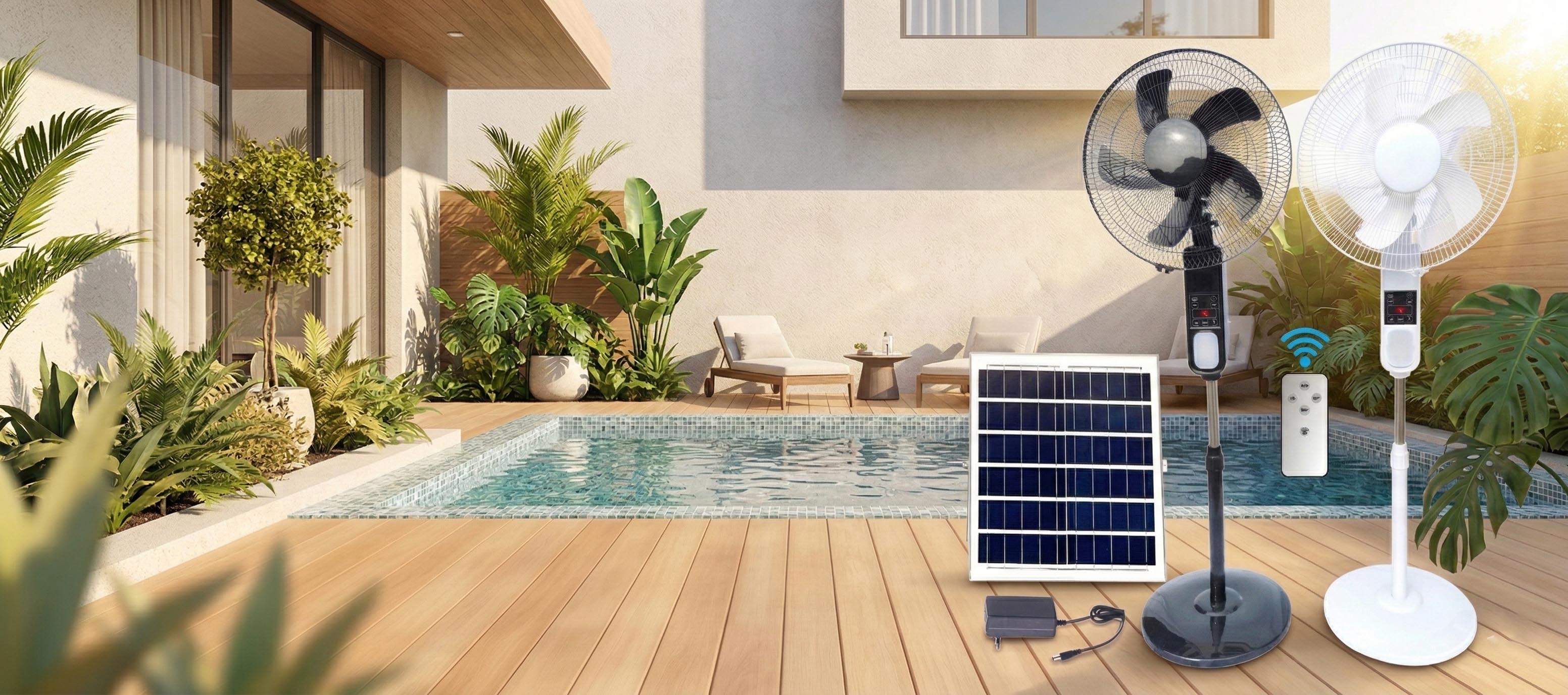 solar panel fan factory